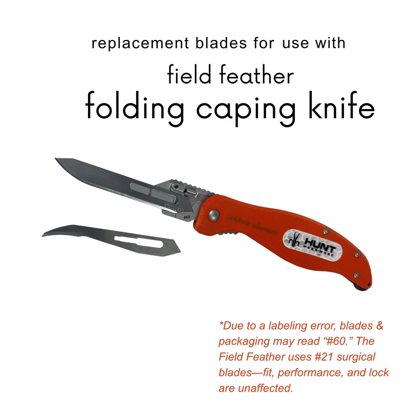 Hunting Surgical Blade Replacements 10pkOutdoor Element