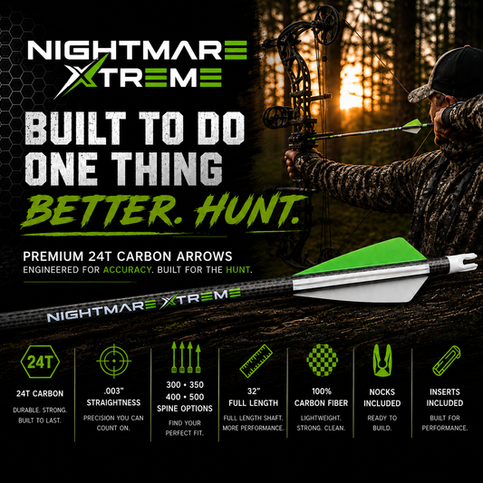 KILLZ Nightmare Xtreme 2.0 300 / 350 / 400/ 500 spine Arrow 6/Pack Fletched