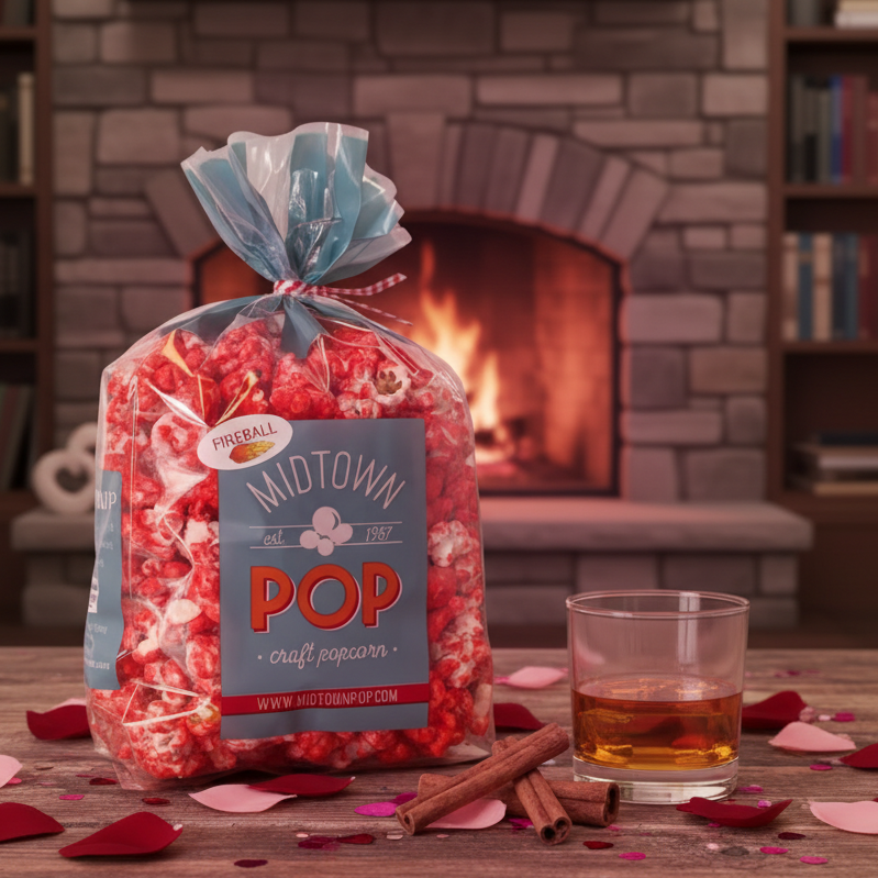 Midtown POP FireBall (Sweet Hot Cinnamon) 🔥 Gourmet Popcorn