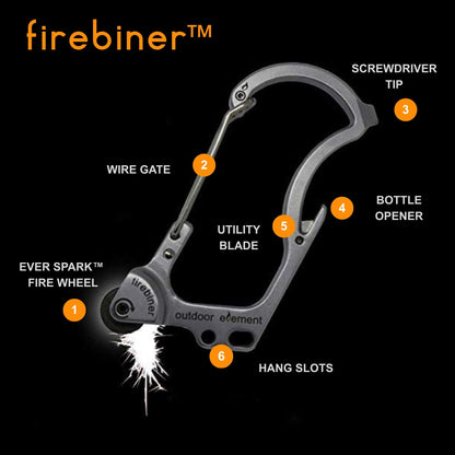 Outdoor Element Firebiner (Specialty Versions)