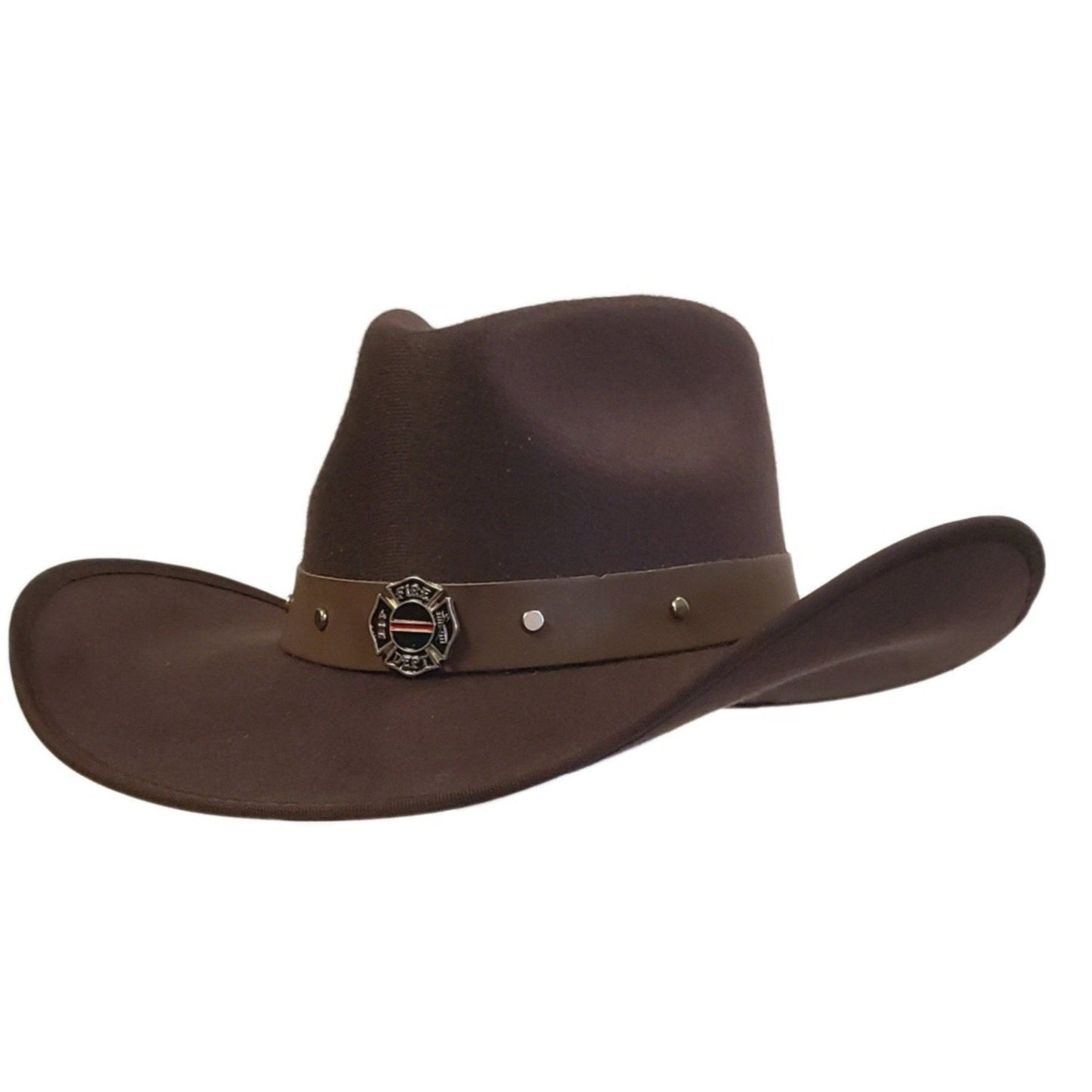Gone Country FIRE FIGHTER HEROES BROWN COTTON