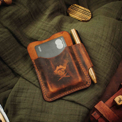 Pirate Goods EDC Pocket Organizer - First Mate | Leather Pocket Carrier