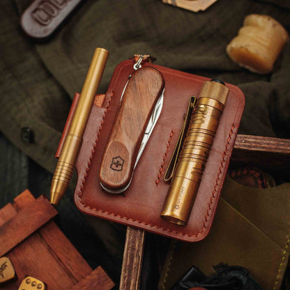 Pirate Goods EDC Pocket Organizer - First Mate | Leather Pocket Carrier