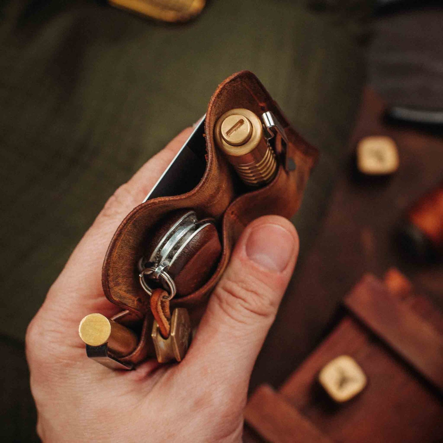 Pirate Goods EDC Pocket Organizer - First Mate | Leather Pocket Carrier