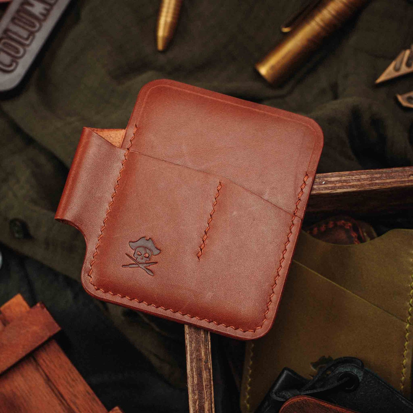 Pirate Goods EDC Pocket Organizer - First Mate | Leather Pocket Carrier