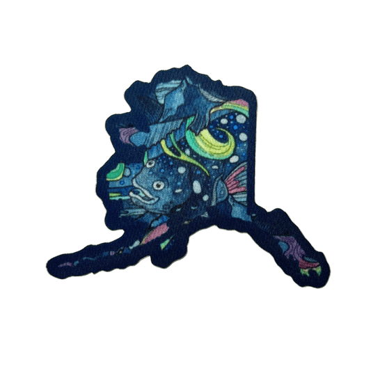 FisheWear Alaskan HaliBorealis Gear Patch - Angler's Pro Tackle & Outdoors