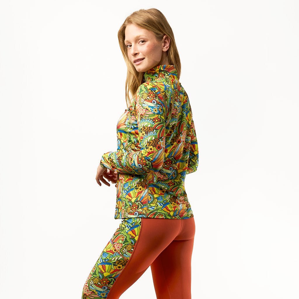 FisheWear Boho Bass 1/4 Zip Sunshirt - Angler's Pro Tackle & Outdoors