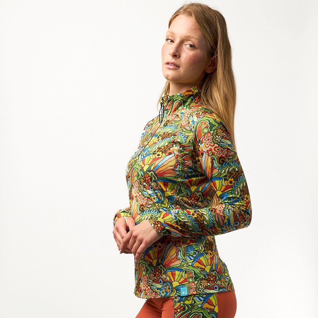 FisheWear Boho Bass 1/4 Zip Sunshirt - Angler's Pro Tackle & Outdoors