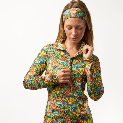 FisheWear Boho Bass 1/4 Zip Sunshirt - Angler's Pro Tackle & Outdoors