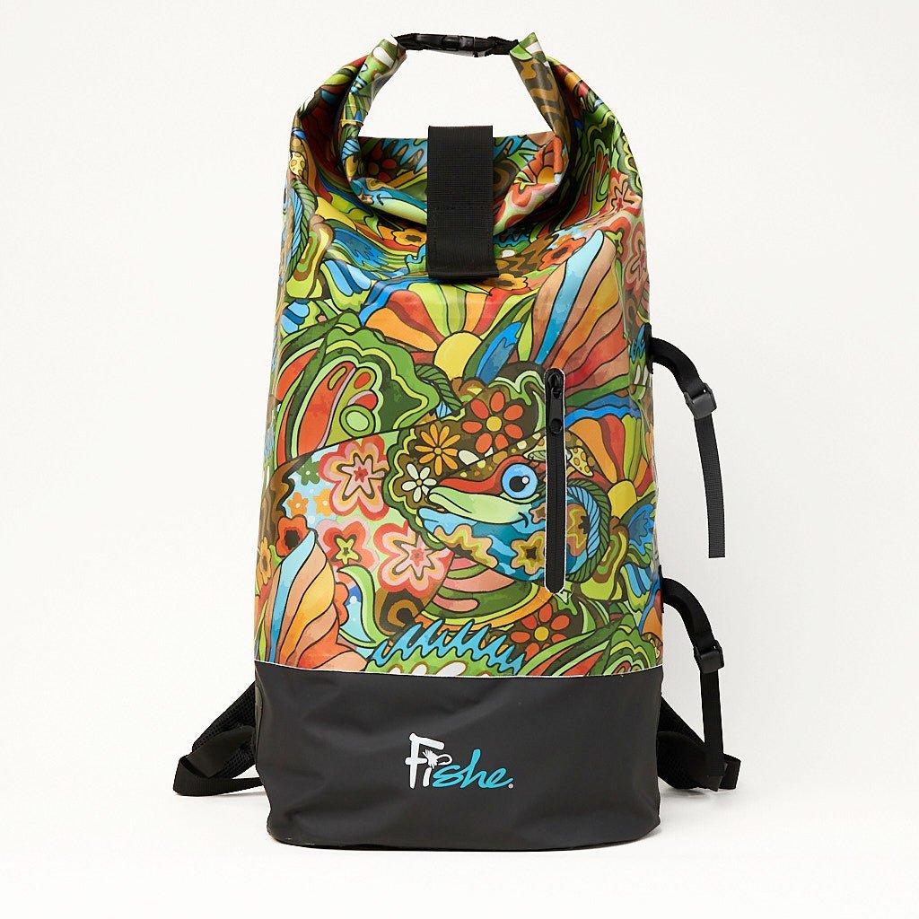 FisheWear Boho Bass Backpack Dry Bag - Angler's Pro Tackle & Outdoors