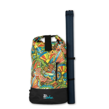 FisheWear Boho Bass Backpack Dry Bag - Angler's Pro Tackle & Outdoors