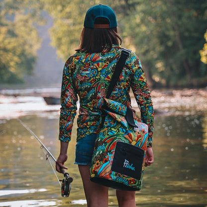 FisheWear Boho Bass Roll Tote Dry Bag - Angler's Pro Tackle & Outdoors