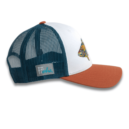 FisheWear Boho Bass Trucker Hat - Angler's Pro Tackle & Outdoors