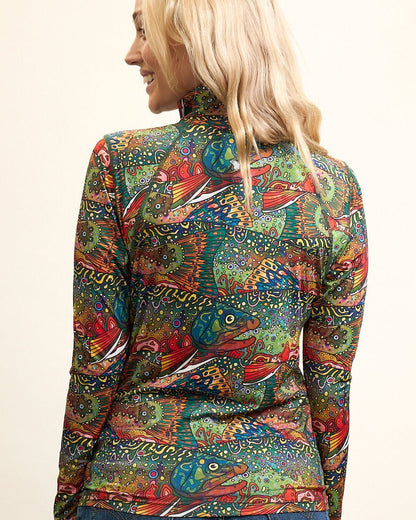 FisheWear Brookie 1/4 Zip Sunshirt - Angler's Pro Tackle & Outdoors