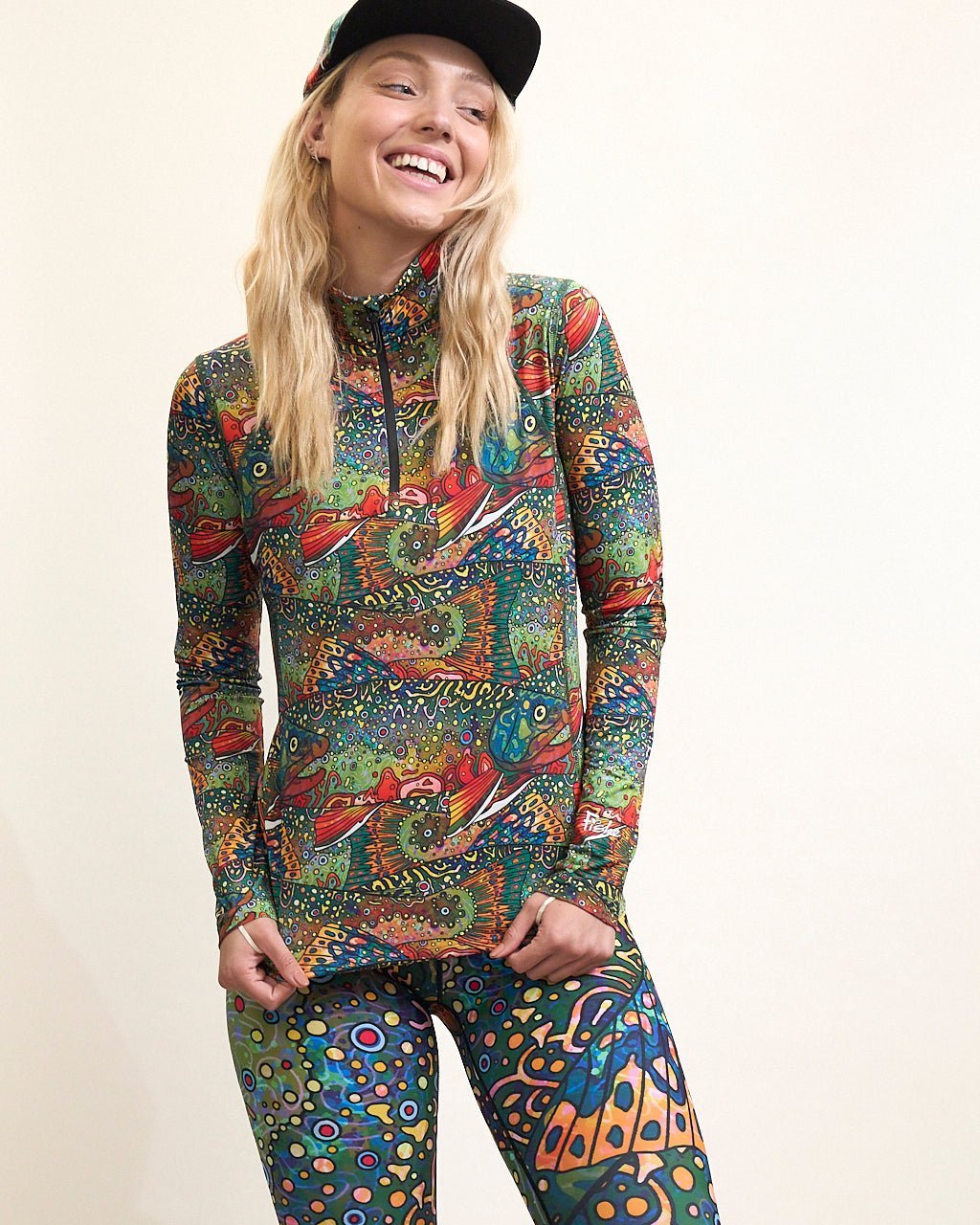 FisheWear Brookie 1/4 Zip Sunshirt - Angler's Pro Tackle & Outdoors