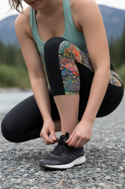 FisheWear Brookie Pocket Capri Leggings - Angler's Pro Tackle & Outdoors