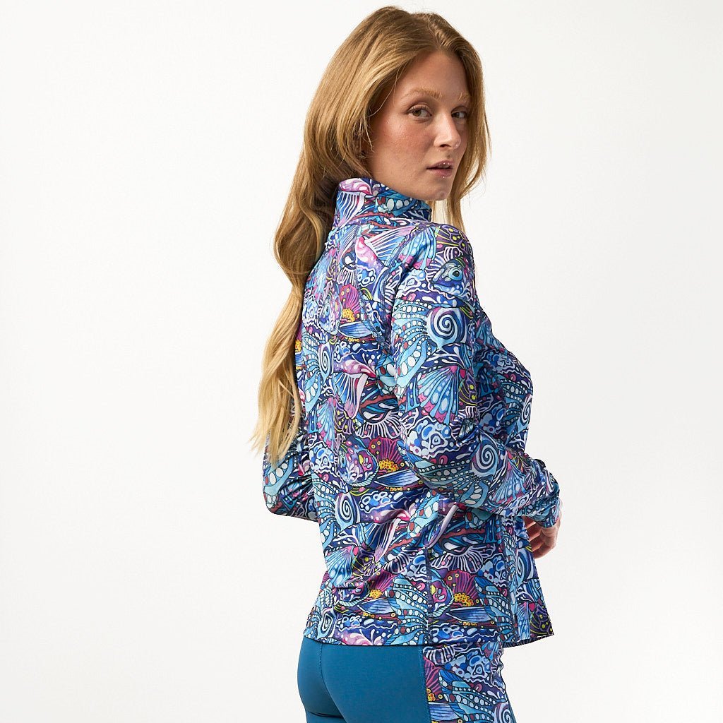 FisheWear Enchanted Grayling 1/4 Zip Sunshirt - Angler's Pro Tackle & Outdoors