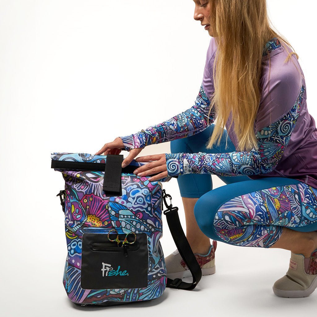 FisheWear Enchanted Grayling Roll Tote Dry Bag - Angler's Pro Tackle & Outdoors