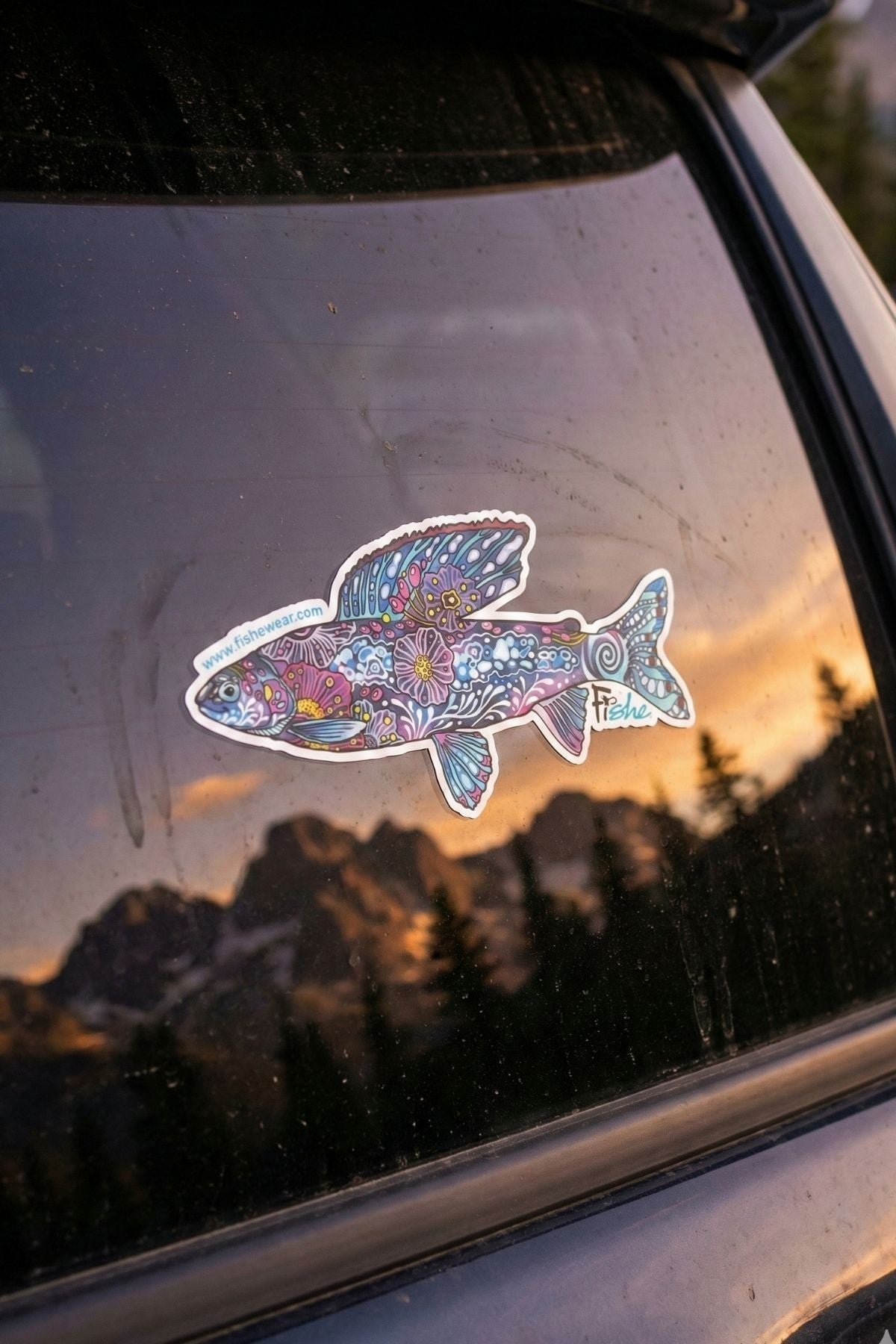 FisheWear Enchanted Grayling Sticker - Angler's Pro Tackle & Outdoors