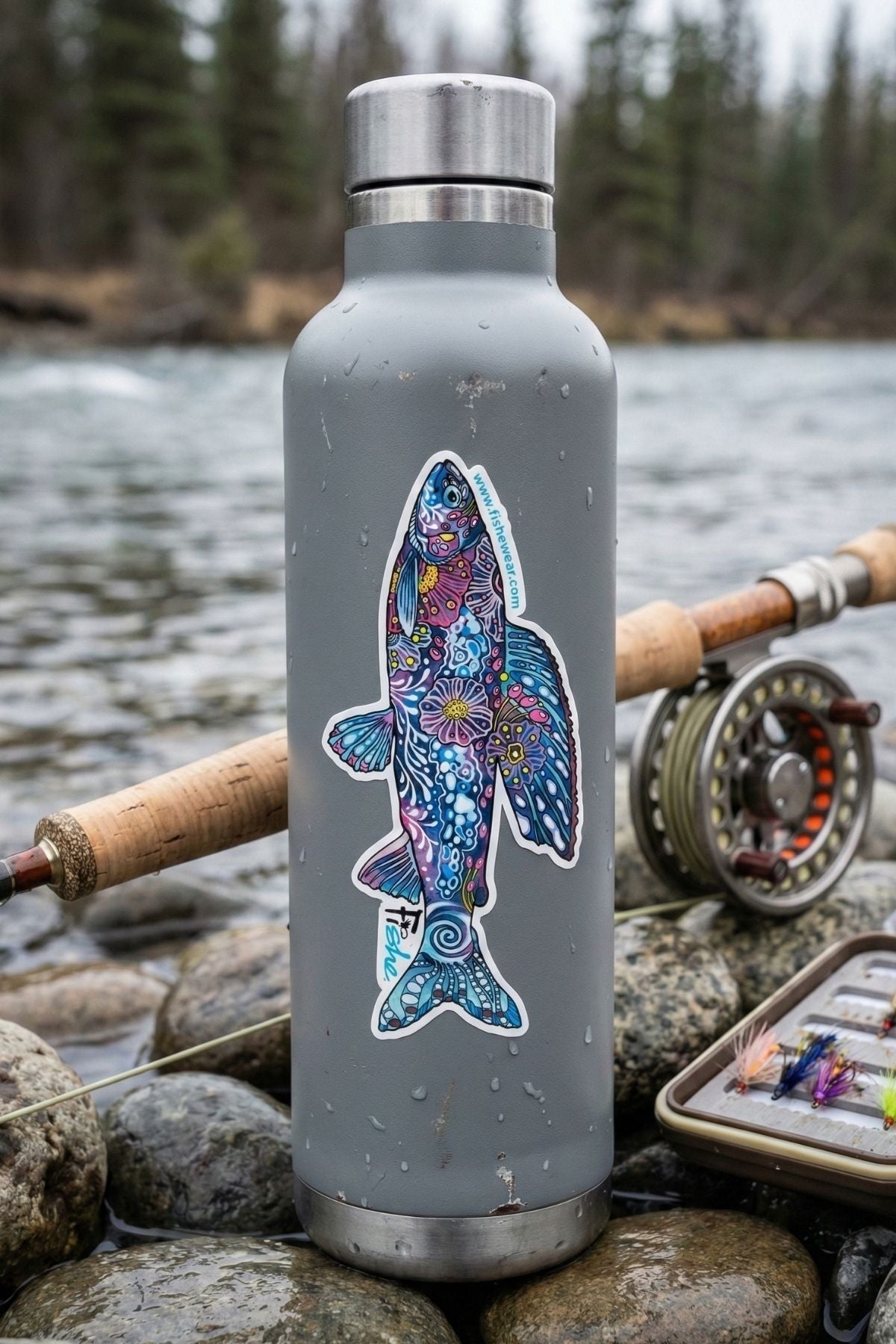 FisheWear Enchanted Grayling Sticker - Angler's Pro Tackle & Outdoors