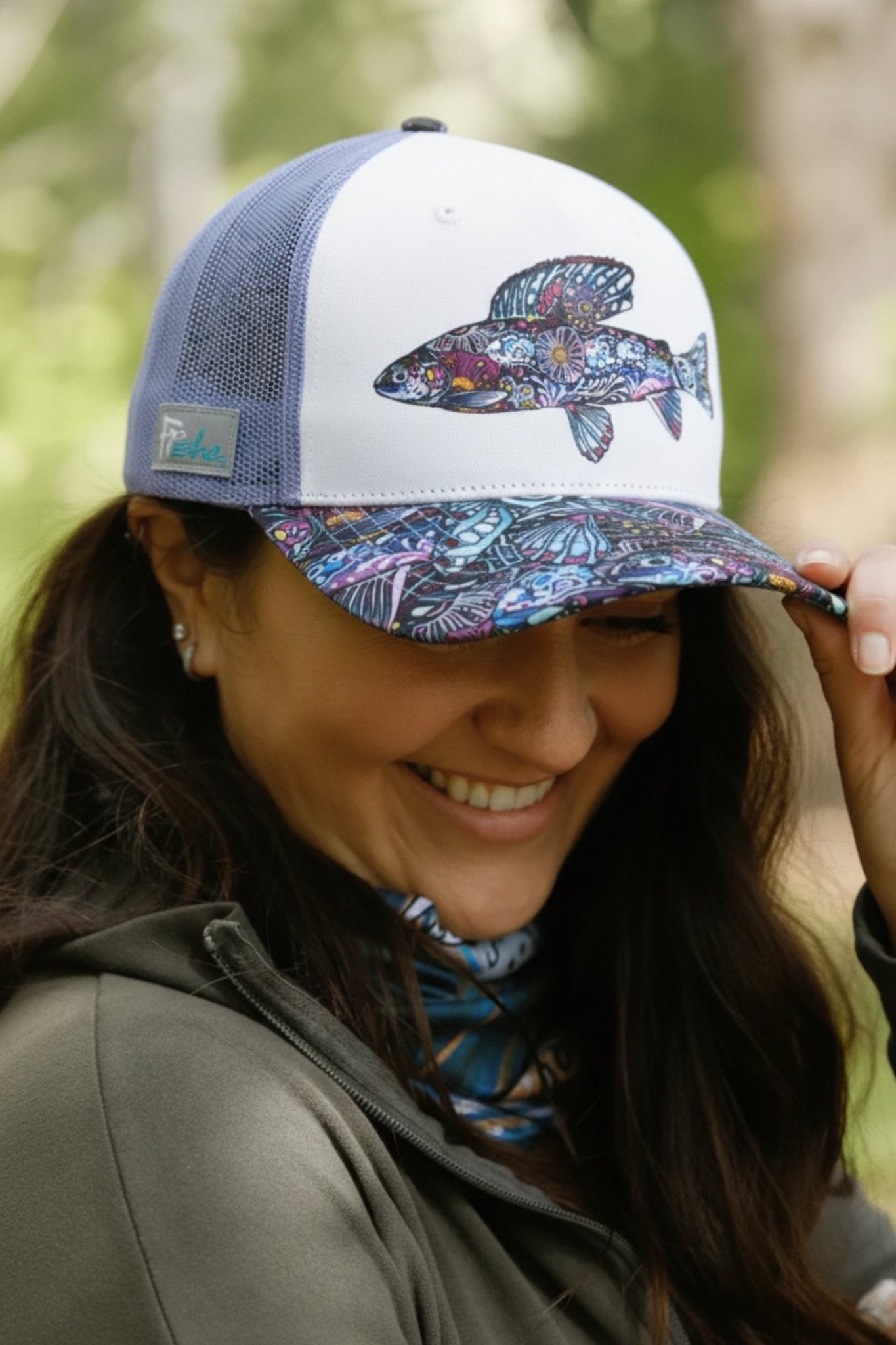 FisheWear Enchanted Grayling Trucker Hat - Angler's Pro Tackle & Outdoors