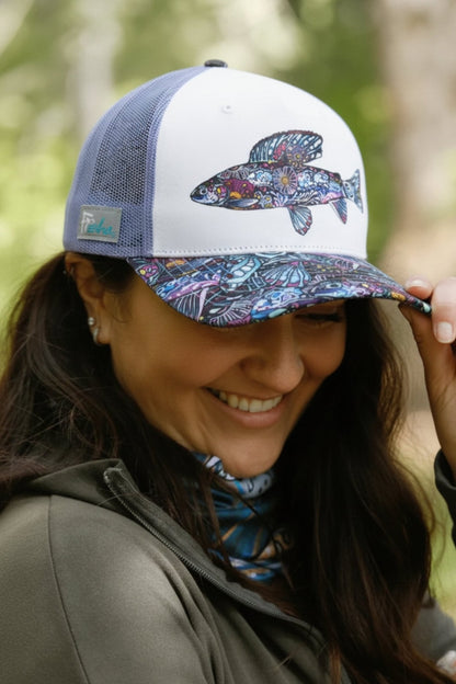 FisheWear Enchanted Grayling Trucker Hat - Angler's Pro Tackle & Outdoors
