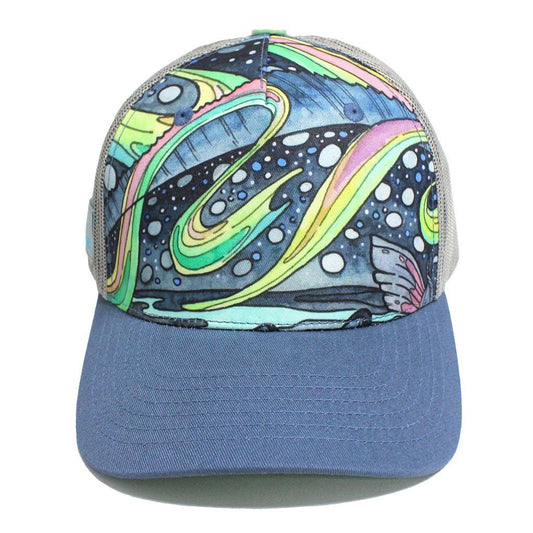 FisheWear HaliBorealis Abstract Trucker Hat - Angler's Pro Tackle & Outdoors