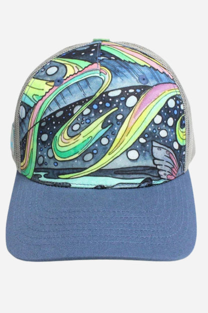 FisheWear HaliBorealis Abstract Trucker Hat - Angler's Pro Tackle & Outdoors