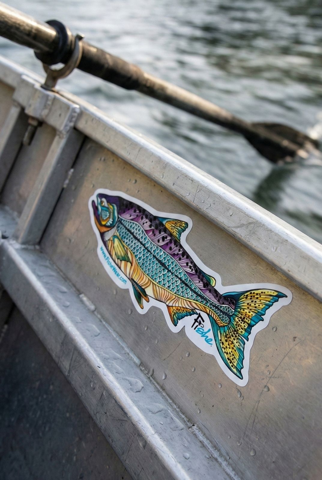 FisheWear Kaleido King Sticker - Angler's Pro Tackle & Outdoors