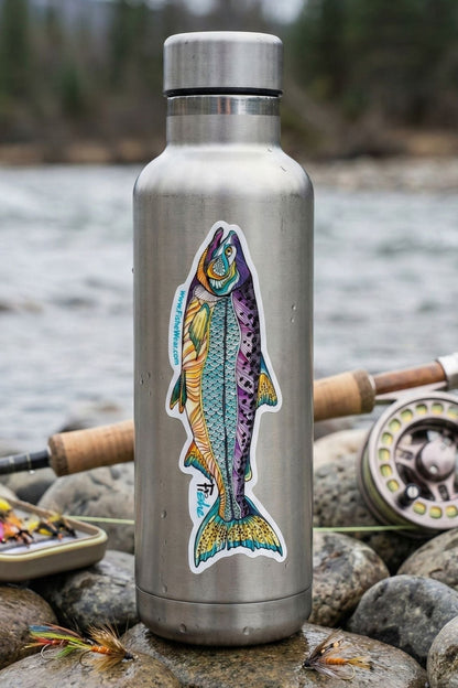 FisheWear Kaleido King Sticker - Angler's Pro Tackle & Outdoors