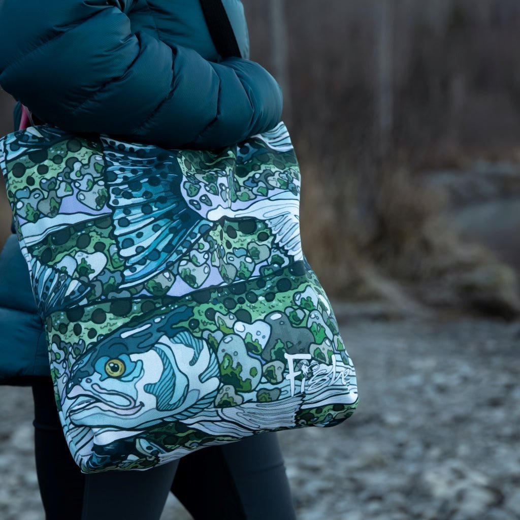 FisheWear Steel My Heart Canvas Tote - Angler's Pro Tackle & Outdoors