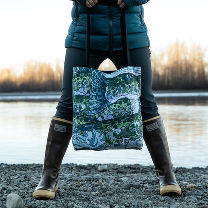 FisheWear Steel My Heart Canvas Tote - Angler's Pro Tackle & Outdoors