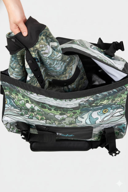 FisheWear Steel My Heart Duffel Dry Bag - Angler's Pro Tackle & Outdoors