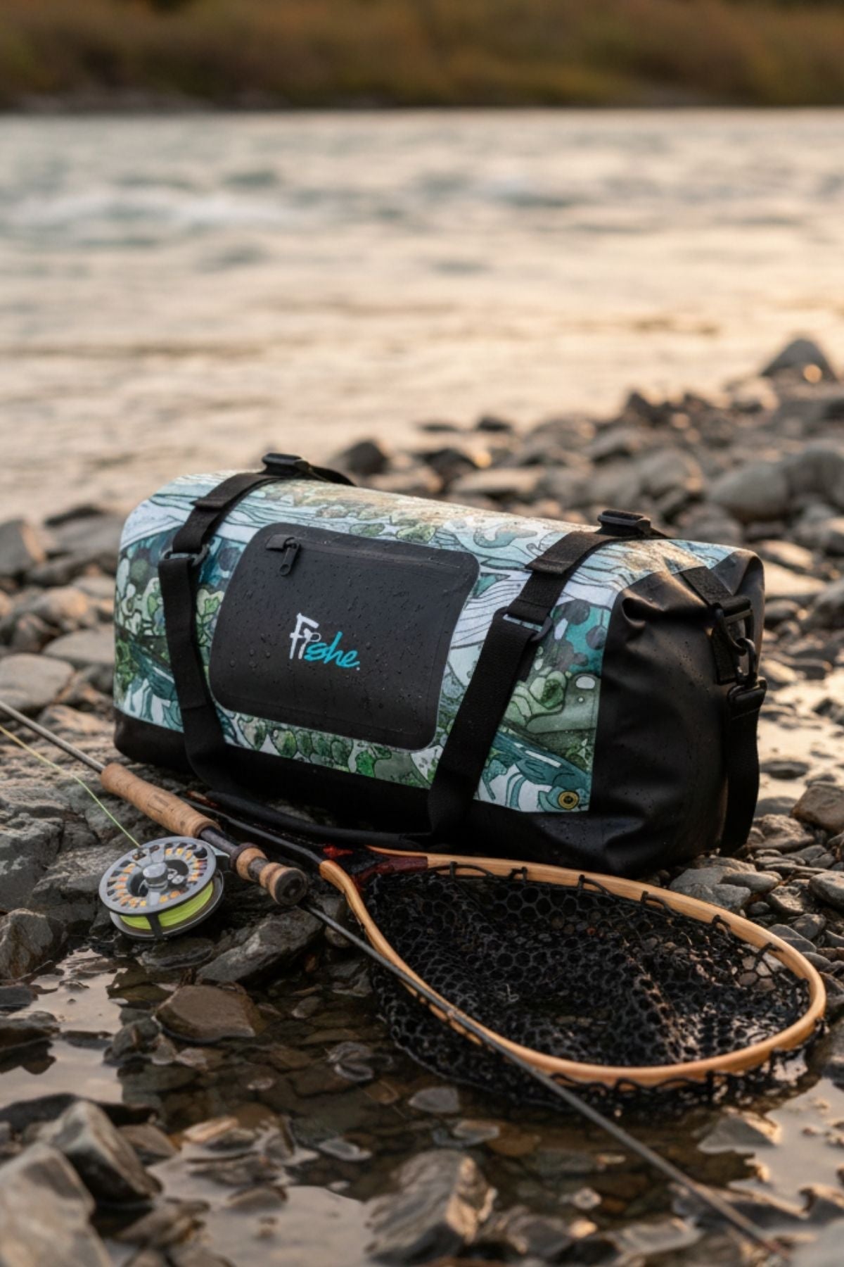 FisheWear Steel My Heart Duffel Dry Bag - Angler's Pro Tackle & Outdoors