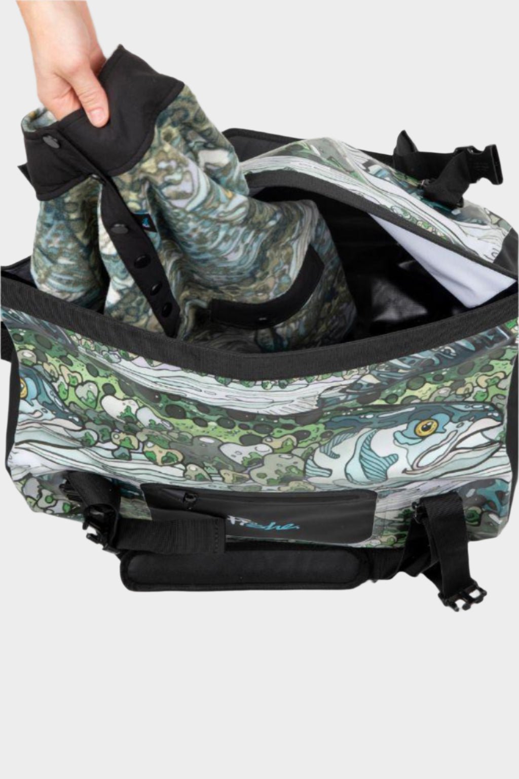 FisheWear Steel My Heart Duffel Dry Bag - Angler's Pro Tackle & Outdoors
