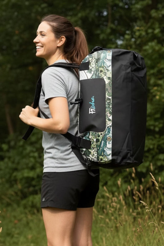FisheWear Steel My Heart Duffel Dry Bag - Angler's Pro Tackle & Outdoors