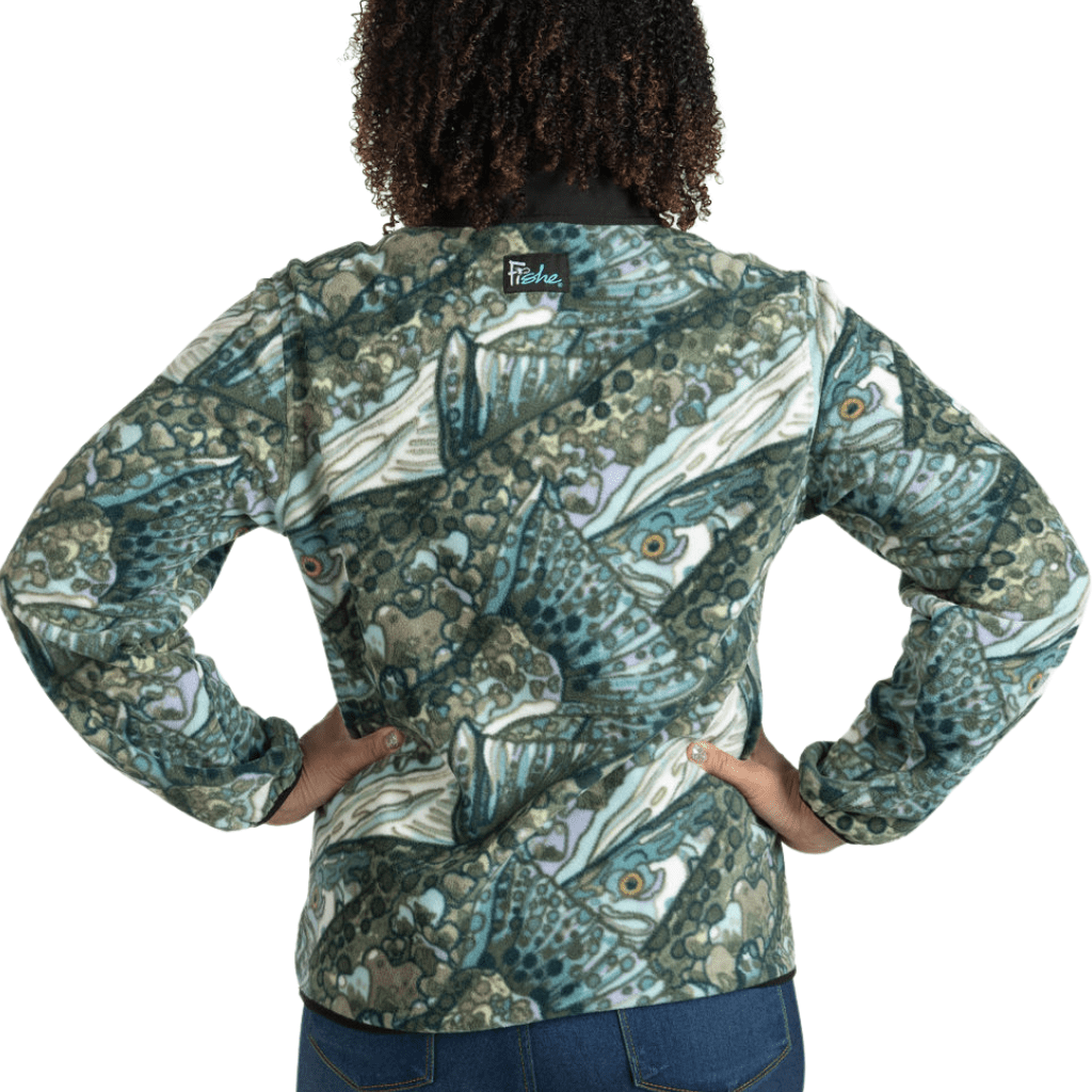 FisheWear Steel My Heart Riffle Snap Fleece - Angler's Pro Tackle & Outdoors