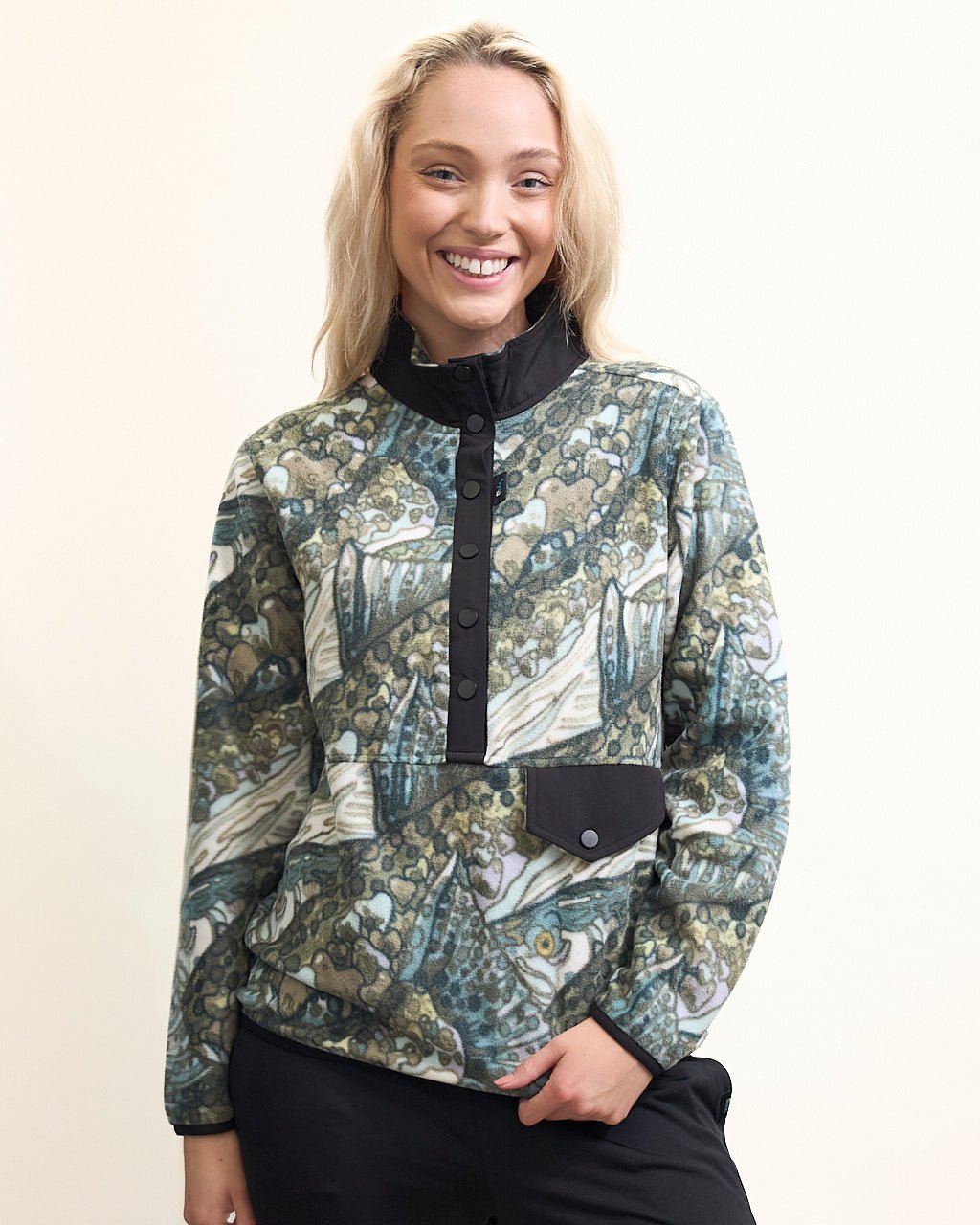 FisheWear Steel My Heart Riffle Snap Fleece - Angler's Pro Tackle & Outdoors