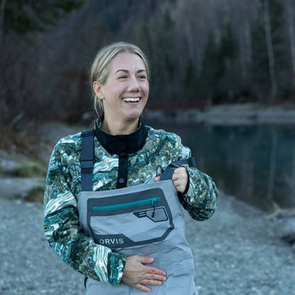 FisheWear Steel My Heart Riffle Snap Fleece - Angler's Pro Tackle & Outdoors