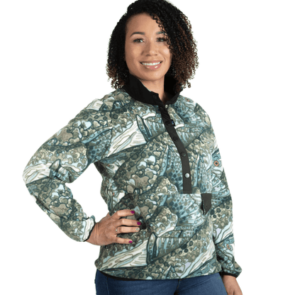 FisheWear Steel My Heart Riffle Snap Fleece - Angler's Pro Tackle & Outdoors