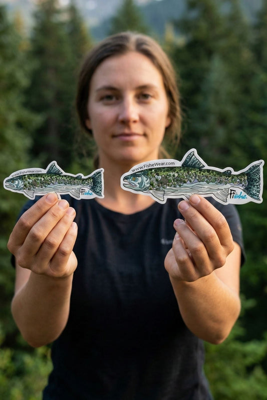 FisheWear Steel My Heart Sticker - Angler's Pro Tackle & Outdoors