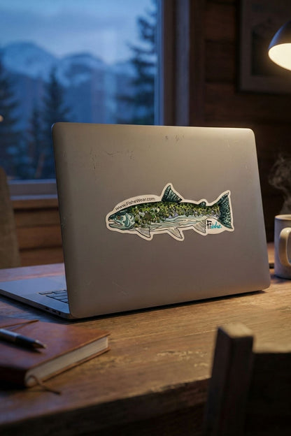 FisheWear Steel My Heart Sticker - Angler's Pro Tackle & Outdoors