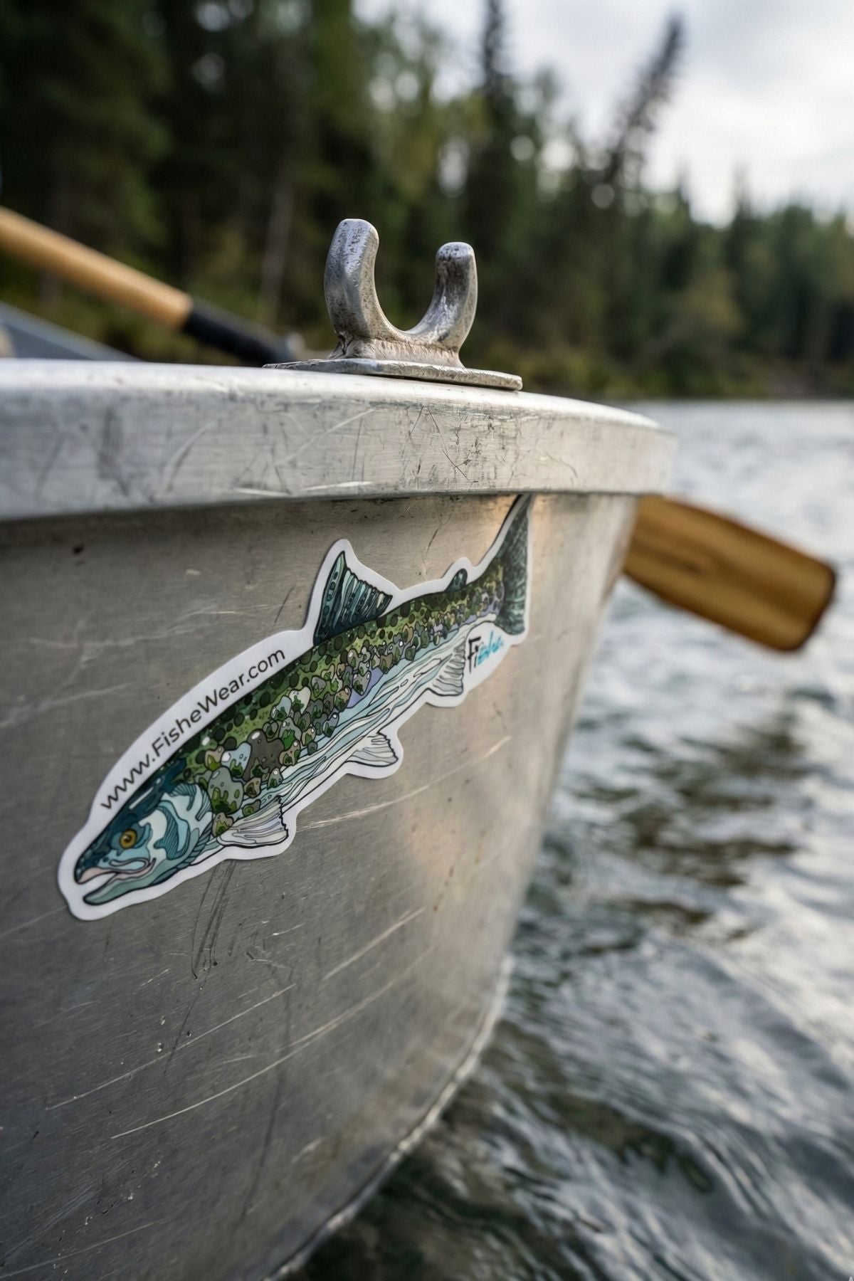 FisheWear Steel My Heart Sticker - Angler's Pro Tackle & Outdoors