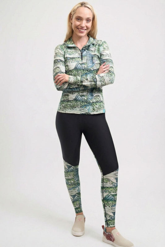 FisheWear Steel My Heart Thermal Active Leggings - Angler's Pro Tackle & Outdoors