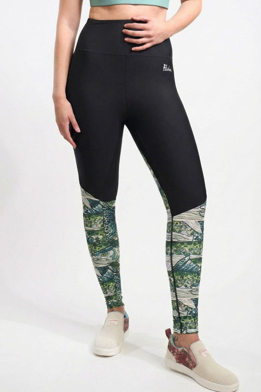 FisheWear Steel My Heart Thermal Active Leggings - Angler's Pro Tackle & Outdoors