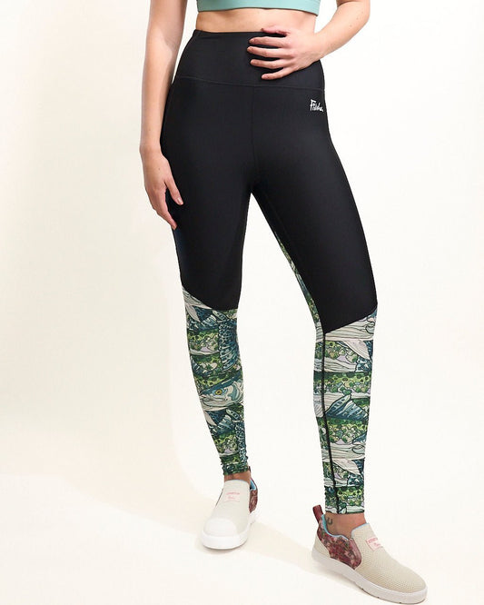 FisheWear Steel My Heart Thermal Active Leggings - Angler's Pro Tackle & Outdoors