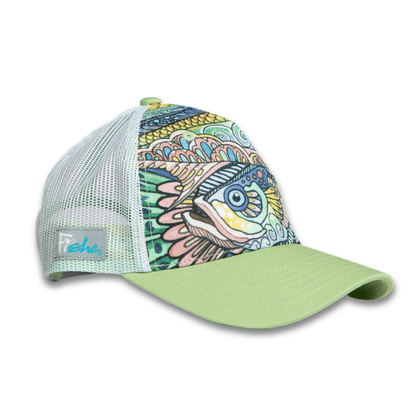 FisheWear Tropical Tarpon Abstract Trucker Hat - Angler's Pro Tackle & Outdoors