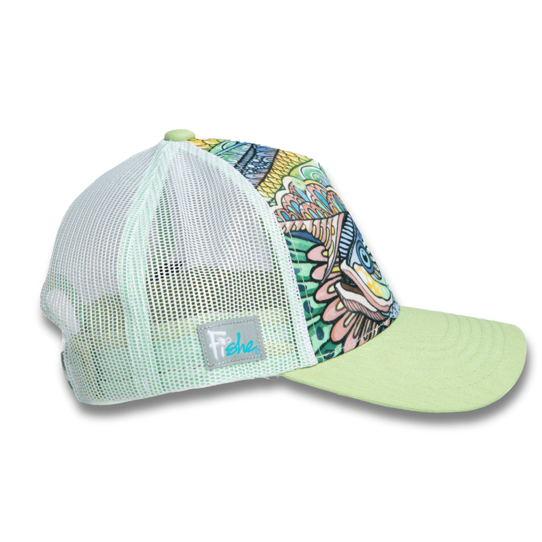 FisheWear Tropical Tarpon Abstract Trucker Hat - Angler's Pro Tackle & Outdoors