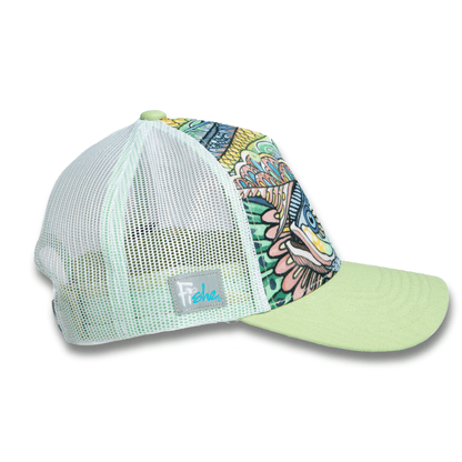 FisheWear Tropical Tarpon Abstract Trucker Hat - Angler's Pro Tackle & Outdoors