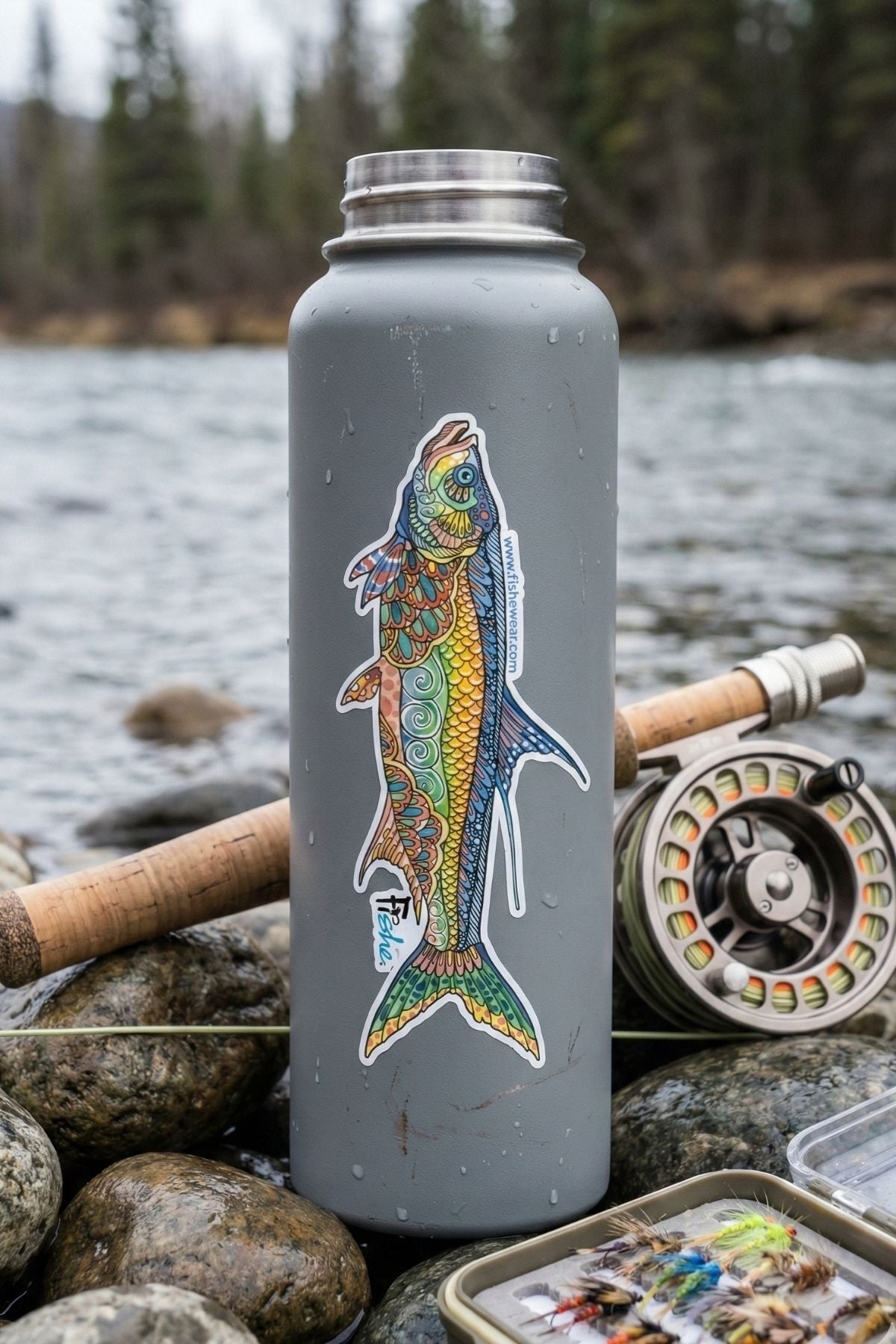 FisheWear Tropical Tarpon Sticker - Angler's Pro Tackle & Outdoors